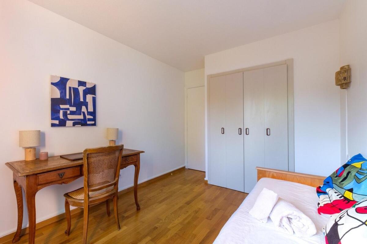 Ferienwohnung Le Riviera ~ Jardin ~ Parking ~ Climatisation Cagnes-sur-Mer Exterior foto