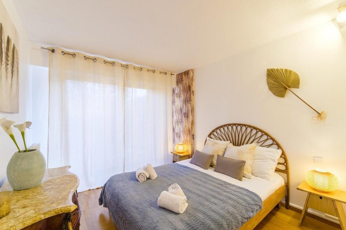 Ferienwohnung Le Riviera ~ Jardin ~ Parking ~ Climatisation Cagnes-sur-Mer Exterior foto