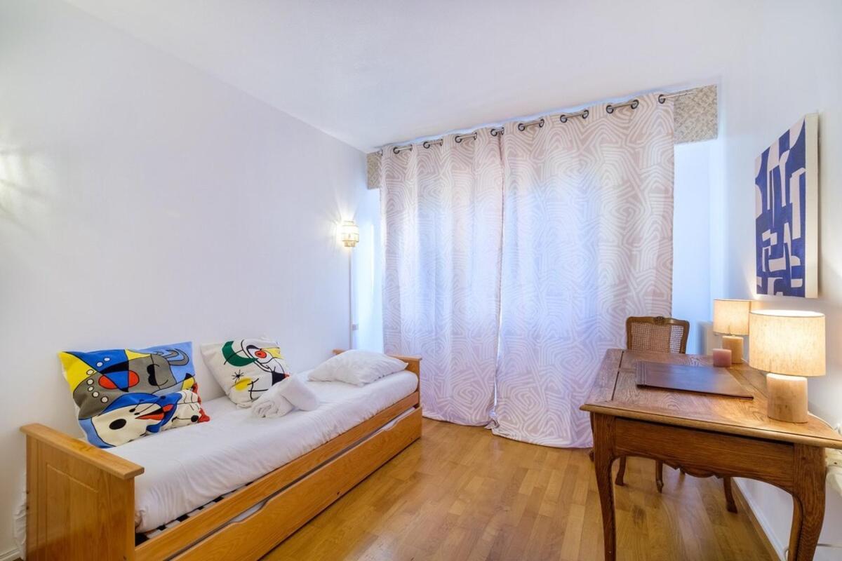 Ferienwohnung Le Riviera ~ Jardin ~ Parking ~ Climatisation Cagnes-sur-Mer Exterior foto