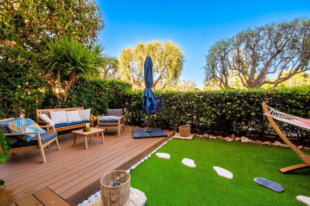 Ferienwohnung Le Riviera ~ Jardin ~ Parking ~ Climatisation Cagnes-sur-Mer Exterior foto